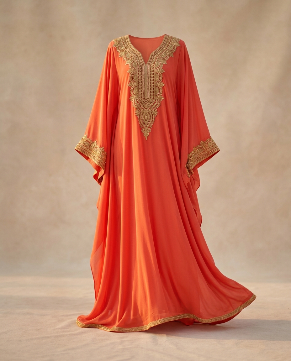 Senegalese Boubou Kaftan — Free-flowing Maxi (Women's)