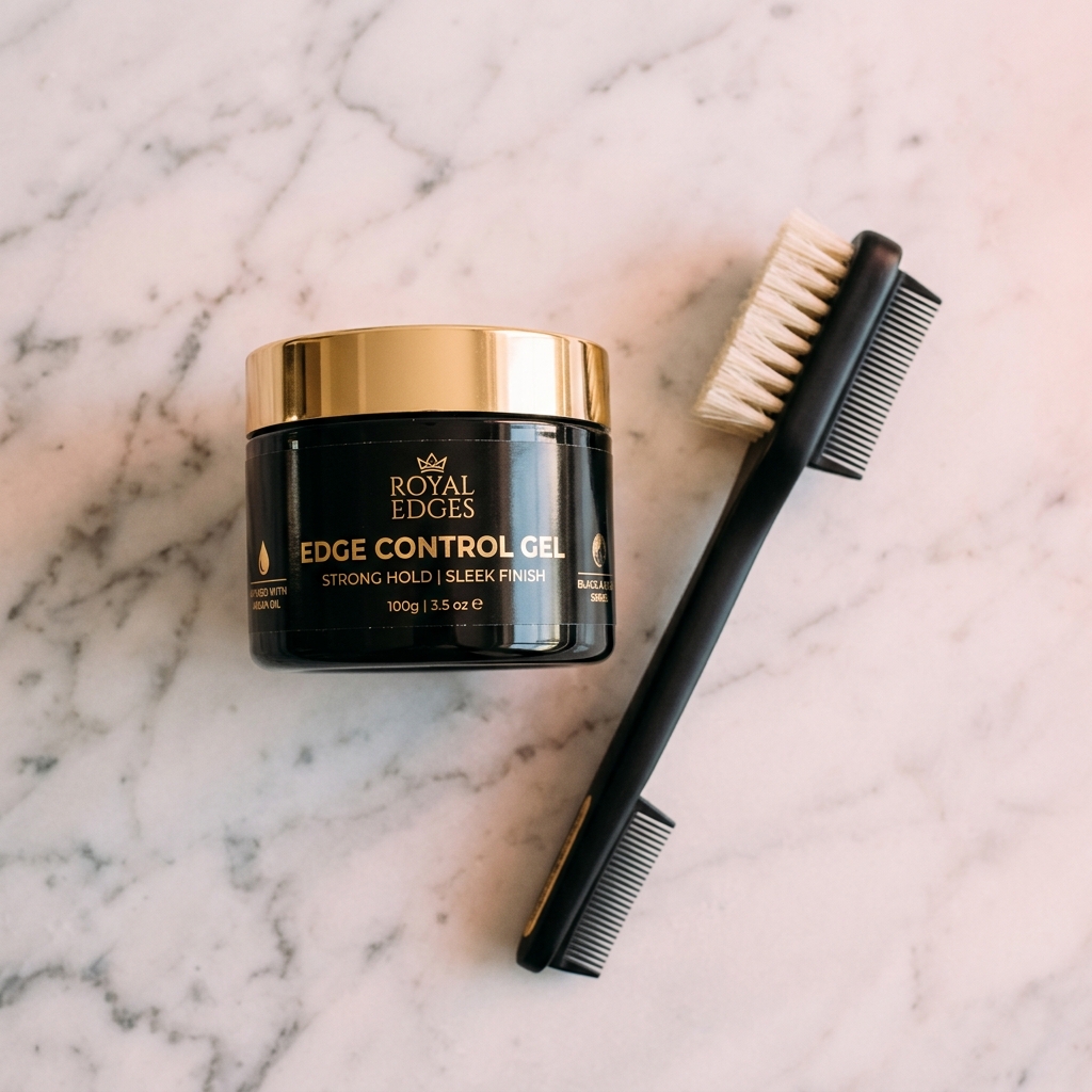 Edge Control + Smoothing Brush Set — 4C Hair Hold